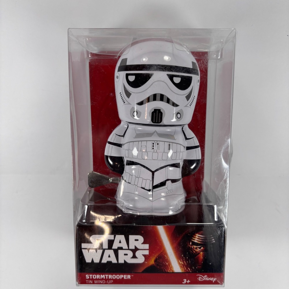 Star Wars Stormtrooper Tin Wind-Up Figure BeBots‎ Disney Sealed Collectible